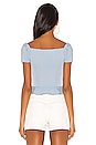 view 3 of 4 TOP BOUTONNÉ DEVANT BAILEY in Dusty Blue