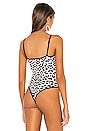 view 4 of 5 Braxton Bodysuit in White Leopard