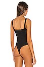 view 4 of 5 Sabrina Buckle Strap Bodysuit in Black