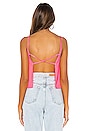 view 4 of 5 TOP OUVERT AU DOS IVANA in Neon Pink