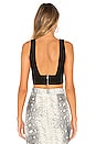 view 3 of 4 Elicia Cut Out Top in Black