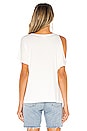 view 3 of 4 T-SHIRT À DÉCOUPES CINTHIA in White