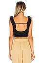 view 3 of 4 TOP VOLANTÉ STACIE in Black