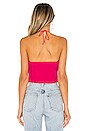 view 3 of 4 TOP CROPPED NOUÉ JUNE in Hot Pink