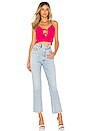 view 4 of 4 TOP CROPPED NOUÉ JUNE in Hot Pink