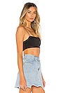 view 2 of 4 TOP SUPER CROPPED HEIDI in Black
