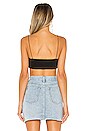 view 3 of 4 TOP SUPER CROPPED HEIDI in Black
