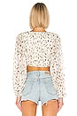view 3 of 4 TOP NOUÉ DEVANT KELSEY in White Multi