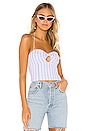 view 1 of 4 TOP NOUÉ DEVANT LEAH in Lavender Stripe