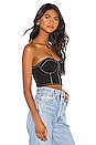 view 2 of 4 Lyrica Bustier Top in Black