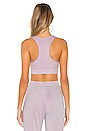 view 3 of 5 TOP CROPPED MILLIE in Lavender Metallic