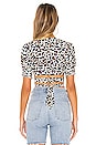 view 3 of 4 TOP DRAPÉ OLIVIA in Leopard