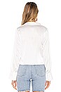 view 3 of 4 TOP DRAPÉ TABBIE in White