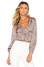 view 1 of 4 Kamry Top in Pink Leopard