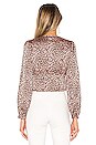 view 3 of 4 Kamry Top in Pink Leopard