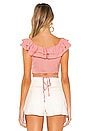 view 3 of 4 TOP DRAPÉ CYNTHIA in Peach