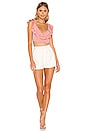 view 4 of 4 TOP DRAPÉ CYNTHIA in Peach