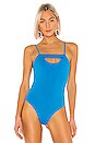 view 2 of 5 BODY À DÉCOUPES LEXA in Aqua Blue