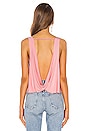 view 3 of 4 TOP DRAPÉ TRACEY in Blush