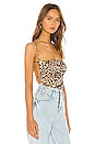view 2 of 4 TOP À BRETELLES DOS SIENNA in Leopard