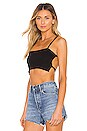 view 3 of 5 TOP CROPPED KELLIE in Black