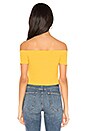 view 3 of 4 Andrea Frill Top in Yellow