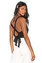 view 1 of 5 TOP DRAPÉ PARKER in Black