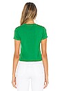 view 3 of 4 Aisley Crop Top in Kelly Green