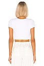 view 3 of 4 Laia Cropped Tee in White