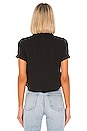 view 3 of 4 TOP BOUTONNÉ PAM in Black