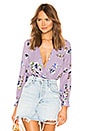 view 1 of 5 Aliza Bodysuit in Lavender Floral