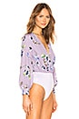 view 3 of 5 Aliza Bodysuit in Lavender Floral