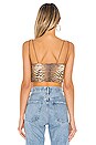 view 3 of 4 TOP CROPPED TARAH in Brown Tiger