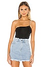 view 1 of 6 BODY BRETELLE EN MAILLON ZAYNA in Black
