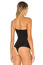 view 4 of 6 BODY BRETELLE EN MAILLON ZAYNA in Black
