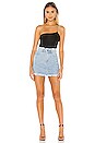 view 5 of 6 BODY BRETELLE EN MAILLON ZAYNA in Black