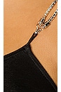 view 6 of 6 BODY BRETELLE EN MAILLON ZAYNA in Black