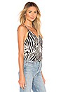 view 2 of 4 Leilani Split Side Tank Top in Zebra
