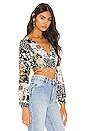 view 2 of 4 TOP DRAPÉ MYLA in Floral Multi