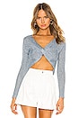 view 1 of 5 TOP DEVANT TWISTÉ SIMONE in Periwinkle