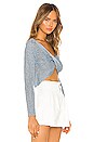 view 2 of 5 TOP DEVANT TWISTÉ SIMONE in Periwinkle
