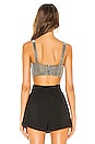 view 3 of 5 Kida Cropped Bustier Top in Gold