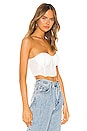 view 2 of 4 Lilly Lace Bustier Top in White