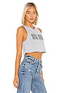 view 2 of 4 TOP CROPPED DAYANA in Heather Grey