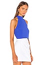 view 2 of 4 Scarlett High Neck Top in Cobalt