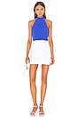 view 4 of 4 Scarlett High Neck Top in Cobalt