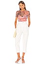 view 4 of 4 Simona Sheer Top in Floral Multi