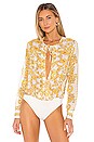 view 2 of 5 BODY NOUÉ DEVANT ALEXA in White & Gold