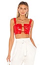 view 1 of 4 TOP CROPPED TRINITY in Red