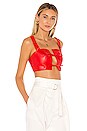 view 2 of 4 TOP CROPPED TRINITY in Red